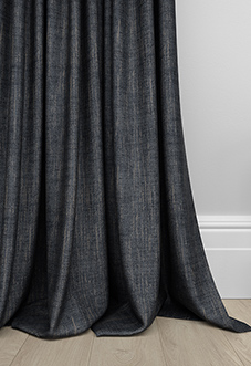 Rhea, Ebony - Made to Measure Curtains